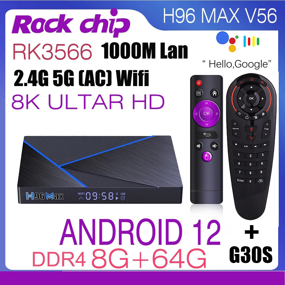 أندرويد 12 H96 ماكس V56 الذكية - مراجعة Radxa Rock 5B 16Gb وسعره